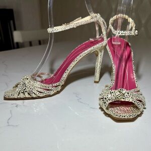 Kate Spade | Metallic Strappy Heels